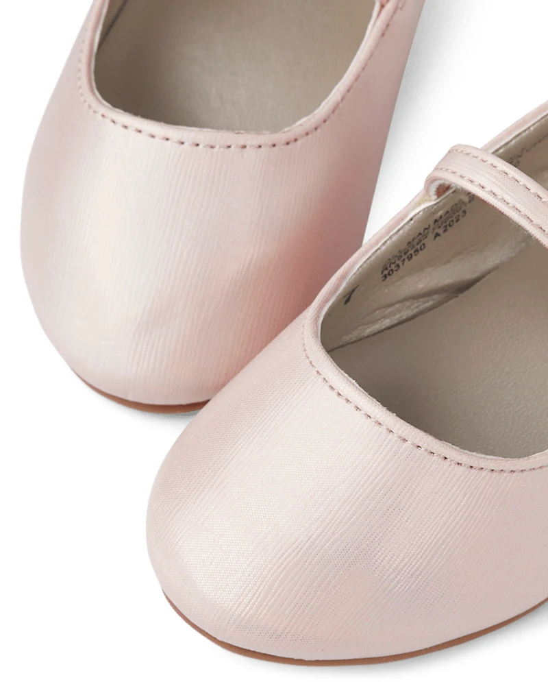 Toddler Girls Shimmer Ballet Flats