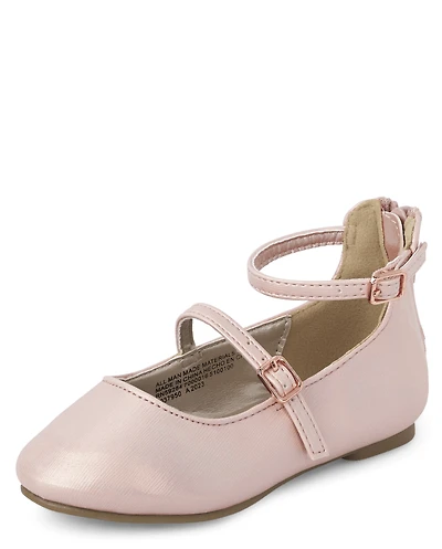 Toddler Girls Shimmer Ballet Flats