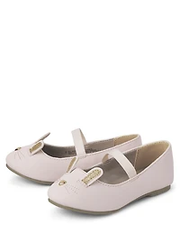 Toddler Girls Bunny Ballet Flats