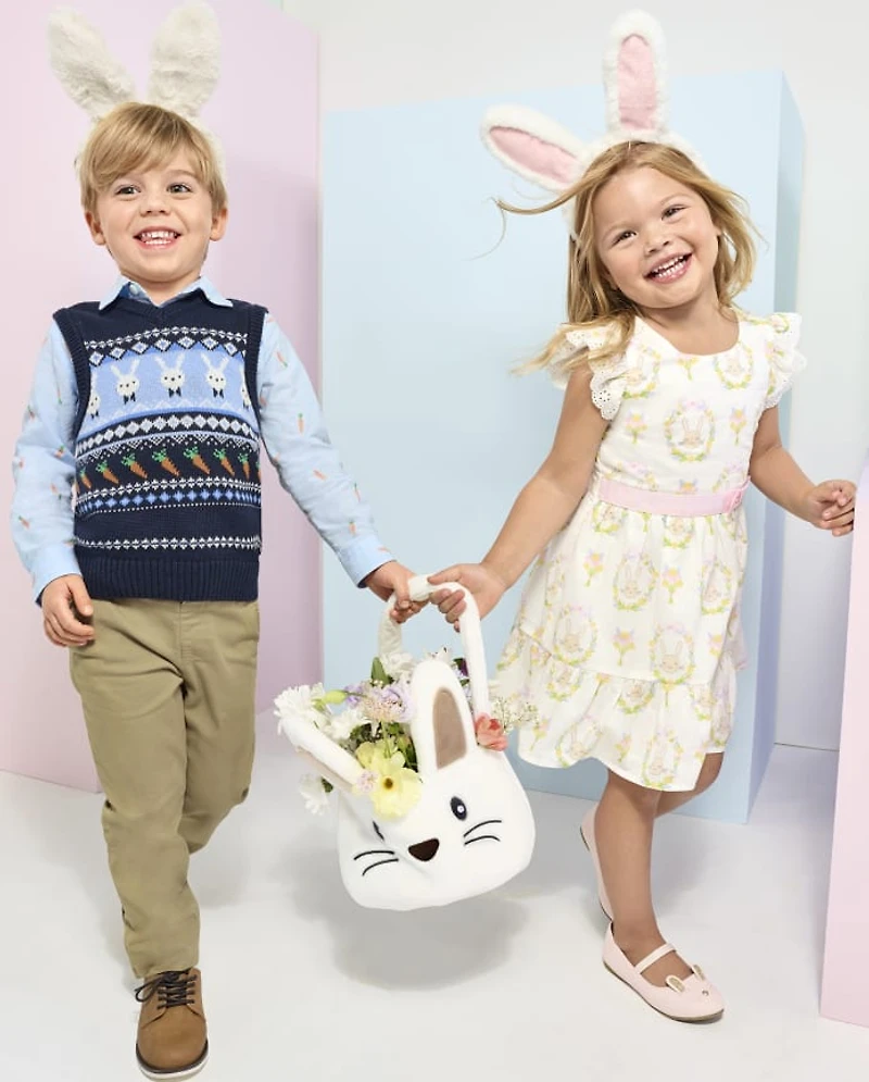 Toddler Girls Bunny Ballet Flats