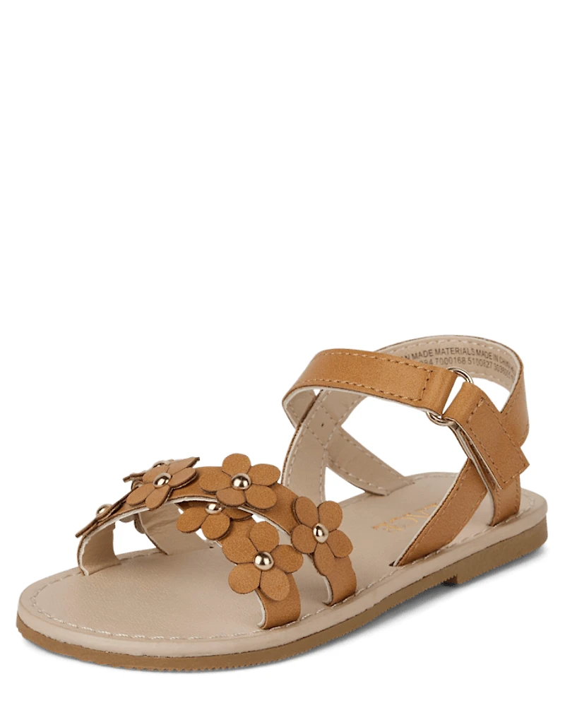 Toddler Girls Flower Sandals