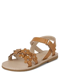 Toddler Girls Flower Sandals