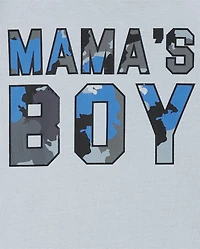 Pyjama en coton ajusté Mama's Boy pour bébés et tout-petits garçons