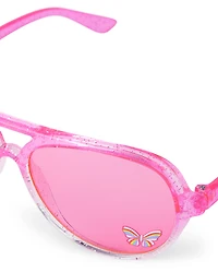 Toddler Girls Butterfly Aviator Sunglasses