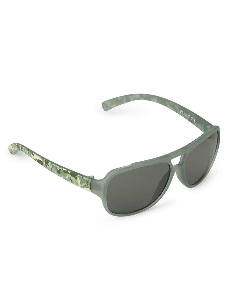 Toddler Boys Camo Aviator Sunglasses