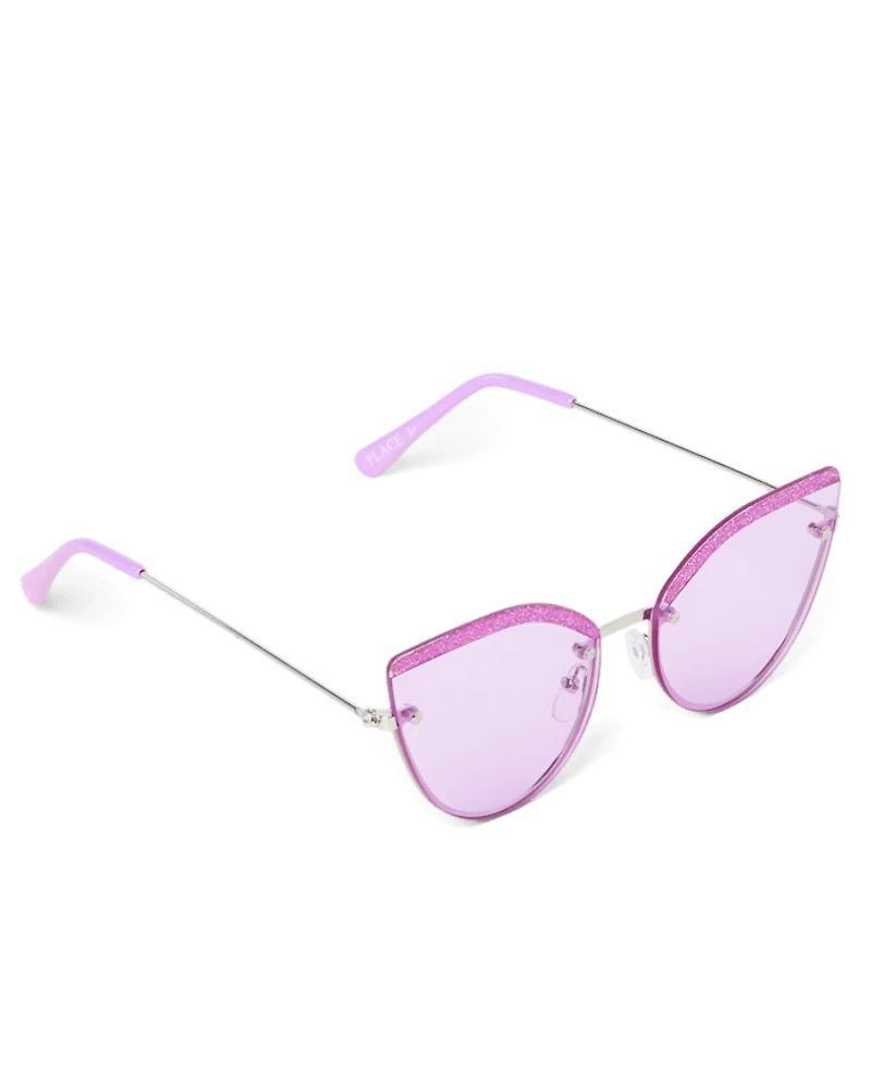 Girls Glitter Cat Eye Sunglasses