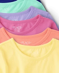 Lot de 8 t-shirts pour filles