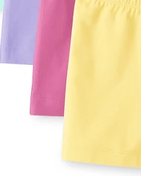 Girls Cartwheel Shorts 6-Pack