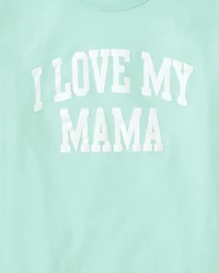 Boys Matching Family Mama Graphic Tee