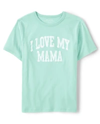 Boys Matching Family Mama Graphic Tee