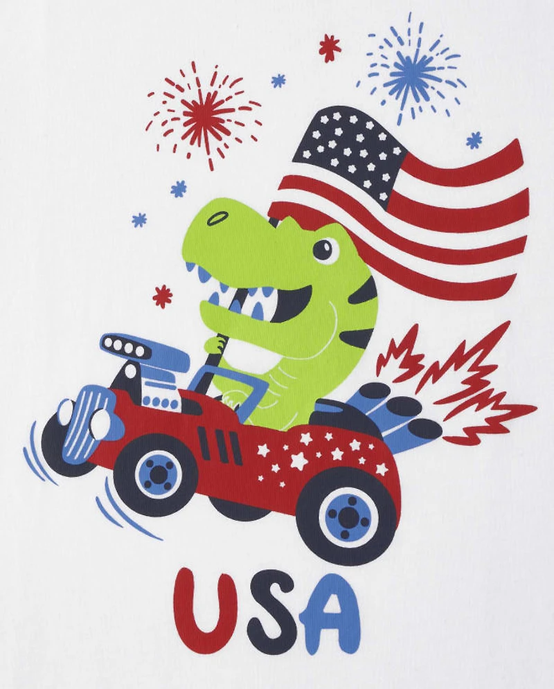 Baby And Toddler Boys USA Graphic Tee