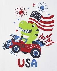 Baby And Toddler Boys USA Graphic Tee