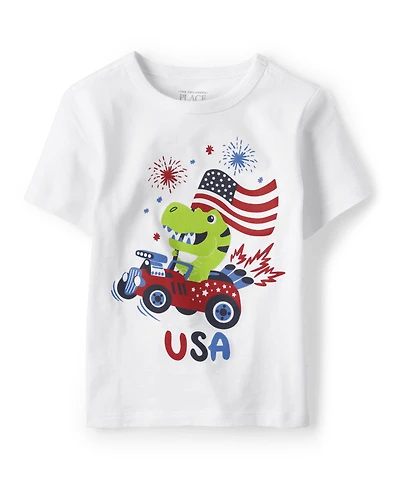 Baby And Toddler Boys USA Graphic Tee