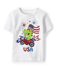 Baby And Toddler Boys USA Graphic Tee