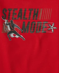 Boys Stealth Mode Snug Fit Cotton Pajamas