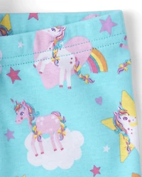 Baby And Toddler Girls Unicorn Snug Fit Cotton Pajamas