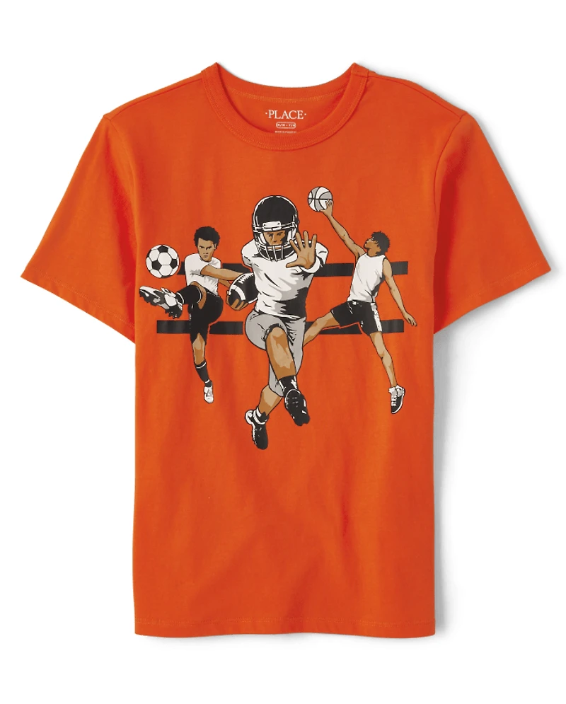 Boys Sport Graphic Tee