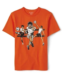 Boys Sport Graphic Tee