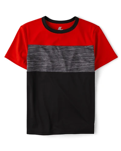Boys Colorblock Performance Top