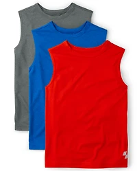 Boys Muscle Tank Top 3-Pack