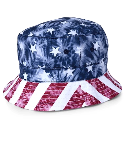 Boys American Flag Bucket Hat