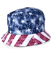 Boys American Flag Bucket Hat