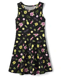 Girls Print Everyday Dress