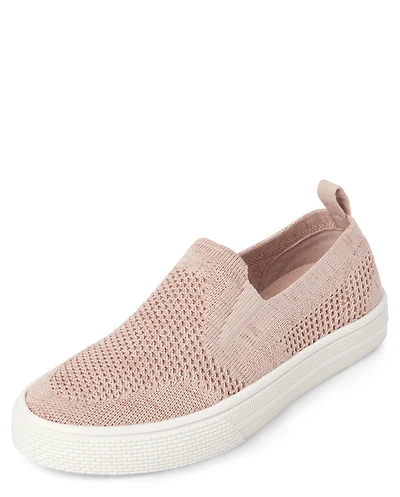 Girls Sport Knit Slip On Sneakers