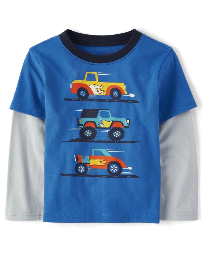 Baby And Toddler Boys Cars 2 1 Top