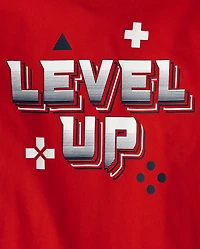 Boys Level Up Hooded Top