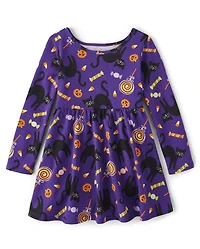 Baby And Toddler Girls Halloween Everyday Dress