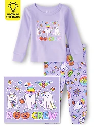 Bébé Et tout-petit, fille phosphorescente Boo Crew Snug Fit coton Pyjama