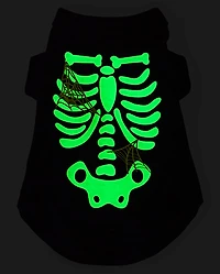 Dog Matching Family Glow Skeleton One Piece Pajamas