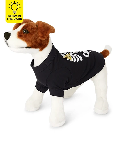 Dog Matching Family Glow Skeleton One Piece Pajamas