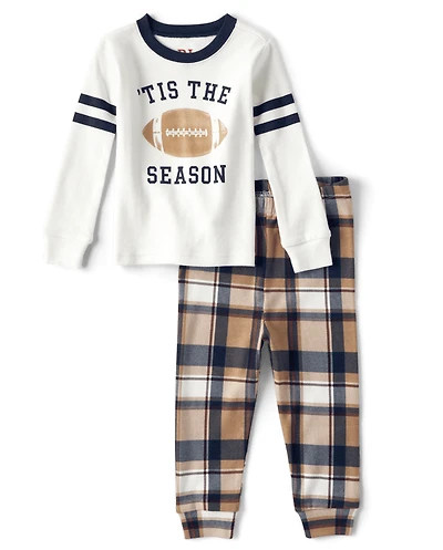 Baby And Toddler Matching Family Tis The Season Snug Fit Cotton Pajamas