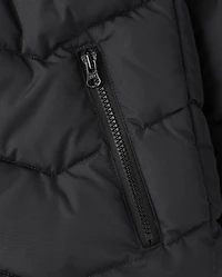 Girls Long Puffer Jacket