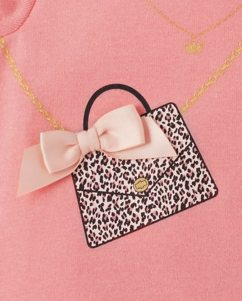 Baby Girls Leopard Bodysuit 4-Pack