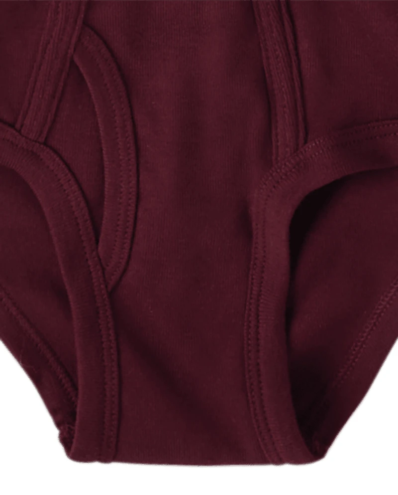 Toddler Boys Striped Brief Underwear 7-Pack