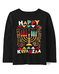 Baby And Toddler Happy Kwanza Graphic Tee