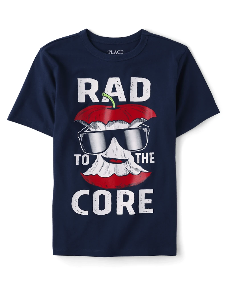 Boys Rad Apple Graphic Tee