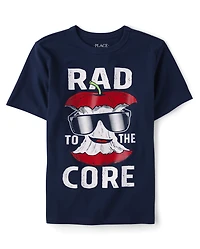 Boys Rad Apple Graphic Tee