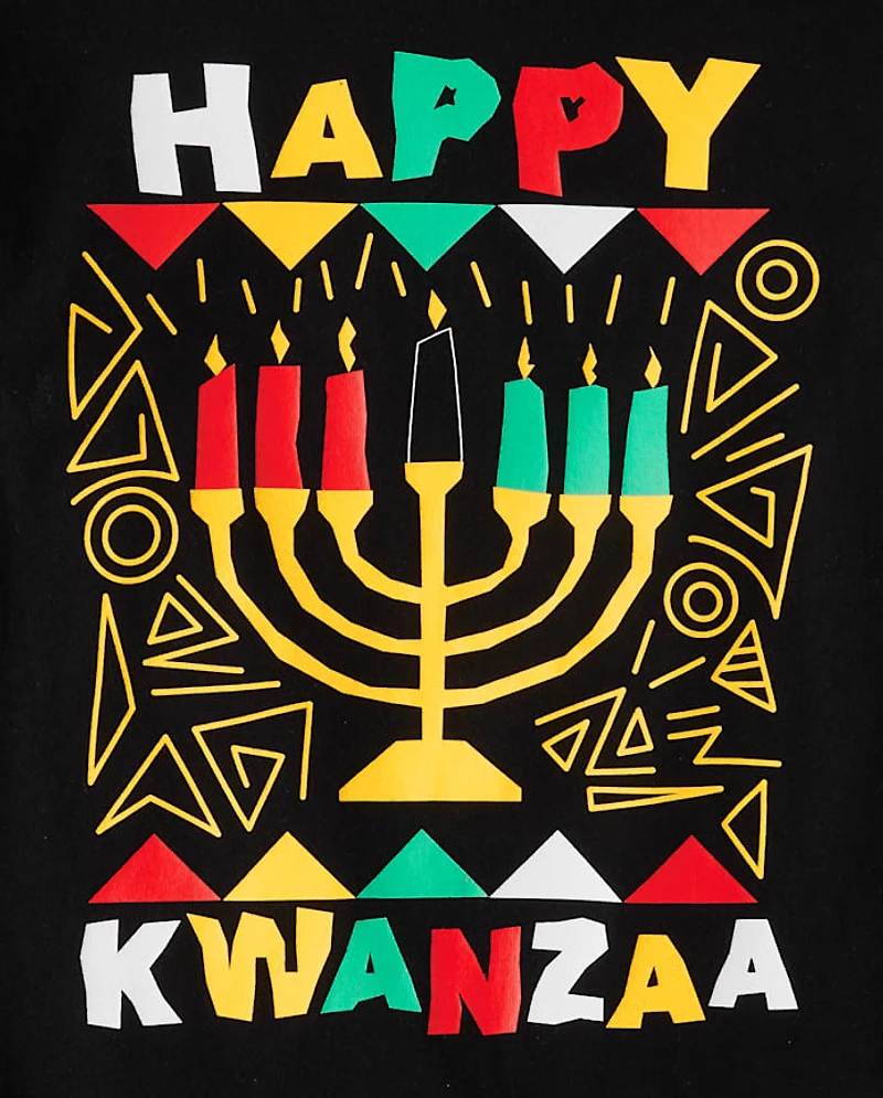 Kids Happy Kwanza Graphic Tee