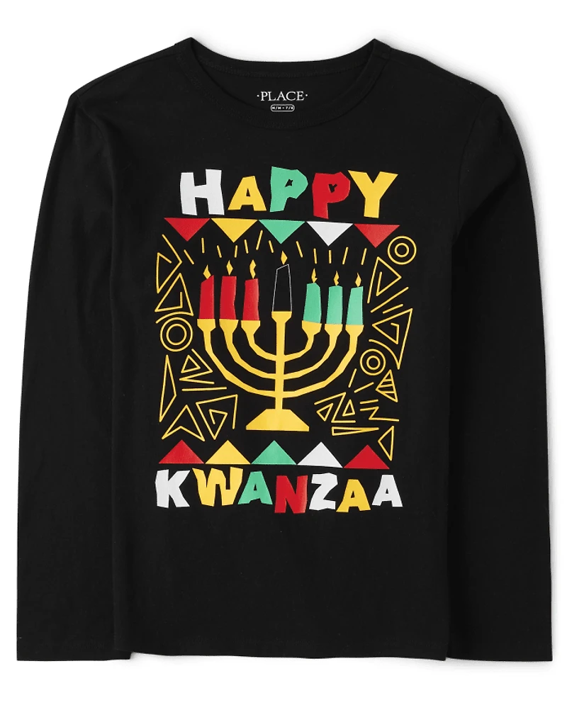 Kids Happy Kwanza Graphic Tee