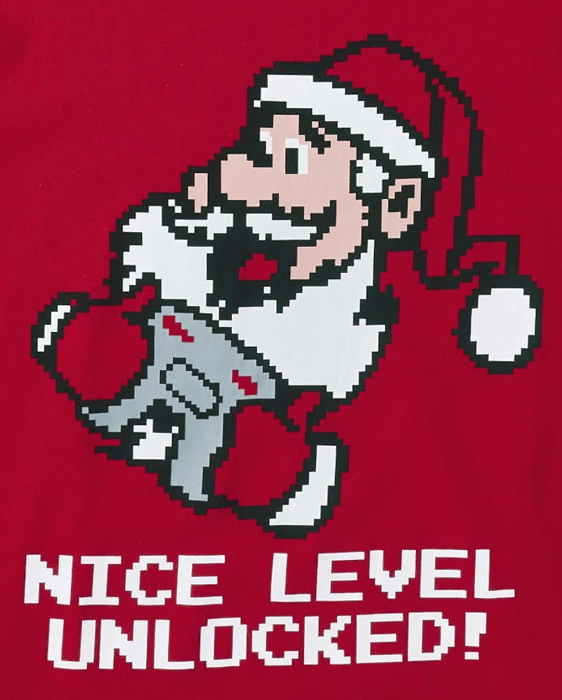 Boys Santa Gamer Graphic Tee