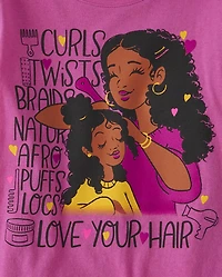 Girls Love Your Hair Graphic Tee