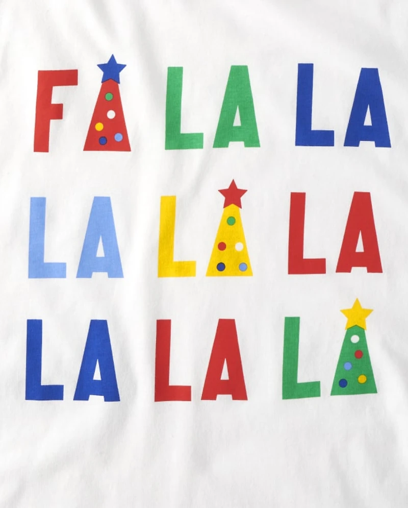 Adult Matching Family Fa La Cotton Pajamas