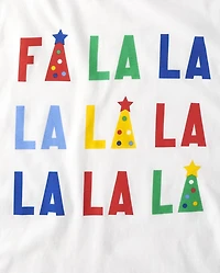 Adult Matching Family Fa La Cotton Pajamas