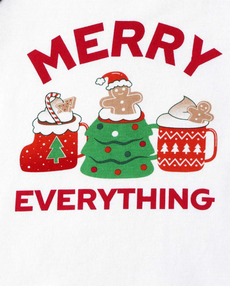 Pyjama assorti en coton pour bébé et enfant bas âge