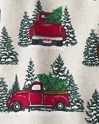 Baby And Toddler Matching Family Truck Snug Fit Cotton Pajamas