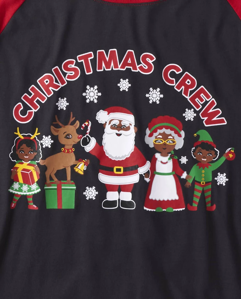 Adult Matching Family Christmas Crew Cotton Pajamas